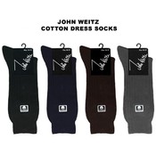 John Weitz Men's Cotton Dress Socks