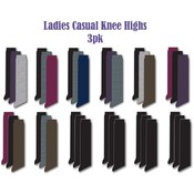 Ladies Casual Knee High 3 Pack