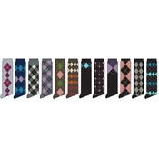 Ladies Argyle Knee High Socks