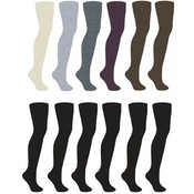 Women's Sweater Knit Footed Tights - Queen Size