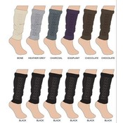 Women's Cable Rib Leg Warmers