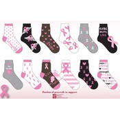 National Breast Cancer Novelty Socks