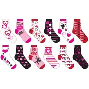 Ladies Valentine Socks