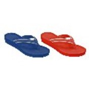 Ladies Low-Wedge Flip Flop W/ Nubuck