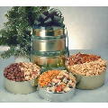 Holiday Sweets &amp; Treats Tower of Tins Gift Baskets