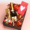 Valentines Fruitful Affair Gift Basket