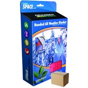 Space Sportsman's Hooded Blanket/Poncho Red