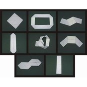 Unique White Plastic Shape-Maker Puzzle