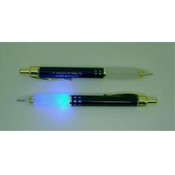 Imprinted Light-Up Push Button Metal Pen