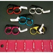 Funky Trendy Assorted Color Plastic Double Finger