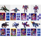 Assorted Mega Z Cardz 3-D Model Earth Defenders