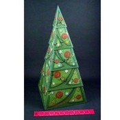 20" Tall Stacking Christmas Tree Cardboard Tower