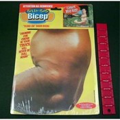 Billy-Bob Bicep Cling-On Door Decal