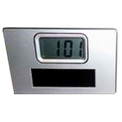 Blank Pocket Silver Travel Alarm Clock