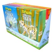 Assorted 3-D Puzzle Toys of Animals and Bugs