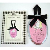 Inspirational Plaque with Mirror Border