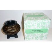 Braided Bronze Votive Candle Holder