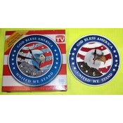 God Bless America Wall Clock
