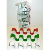 Set of 3 Colorful Plastic Taco Holders
