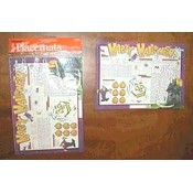 8 Count Halloween Placemats (For Kids)