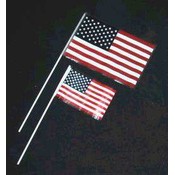 12 Inch by 18 Inch Plastic American Flag