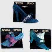 Assorted High Heel Brooches
