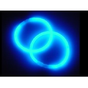 Awesome 8" BLUE Glo Bracelets.  2 PC. Set