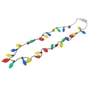 Christmas Bulb Necklace with Batteries