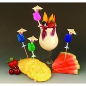 Tropical Drink Party Picks Counter Display