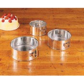 8 3/4" Diameter 3 3/4" Deep Tinned Springform Pan