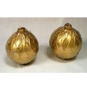 Gold Ornament Candles
