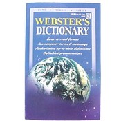 Webster's English Dictionary W/Floor Display