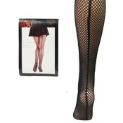 Fancy Fishnet Pantyhose With Back Seams