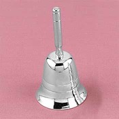 Silver Favor Bell Tall