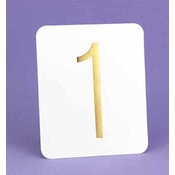 Gold Foil Table Numbers
