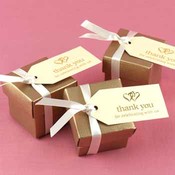 Ivory Linked at Heart Favor Cards
