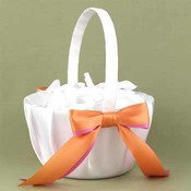 Fuchsia &amp; Orange Darling Duo Basket