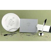 25th Anniversary Keepsake Plate w/Pen