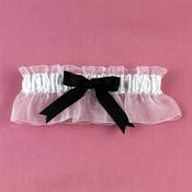White Formal Affair Garter