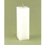 White Square Unity Candle