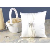 A Dazzling Beginning Ring Pillow