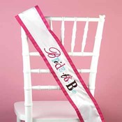 Fuchsia Grosgrain - Bride-to-Be Sash