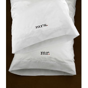 Together Mr. &amp; Mrs. Pillowcases