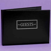 Black Small Guest Book