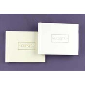 White Small Guest Book