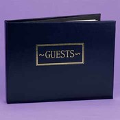 Navy Small Guest Book