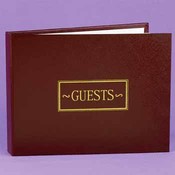 Burgundy Small Guest Book