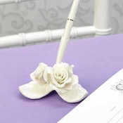 Porcelain Rose Pen Set