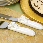 Porcelain Rose Serving Set