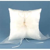 Ivory Linked at the Heart Pillow